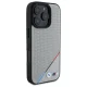 BMW BMHMP16X23PUPDG iPhone 16 Pro Max 6,9" pelēks/pelēks cietais futrālis M Perforēta trīskrāsu līnija...