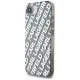 Karl Lagerfeld IML Repeat Logo vāciņš iPhone 16e, sudraba