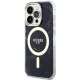 Чехол Guess для iPhone 14 Pro Marble MagSafe, черный
