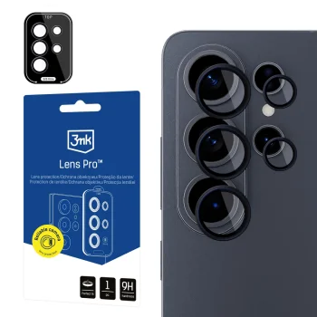 3mk Lens Protection Pro Hybrid Camera Glass for Samsung Galaxy S26 Ultra, Black