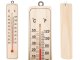 Wood home thermometer indoor outdoor