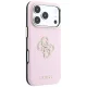 Чехол Guess Smooth & Big Strass Logo для iPhone 18 Pro / 17 Pro, розовый