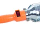 Darbnīcas lampa ar āķi un 5m vadu, 230V, E27, oranža