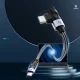 Orico USB-C uz USB-C kabelis PD 100W 1m leņķa, melns