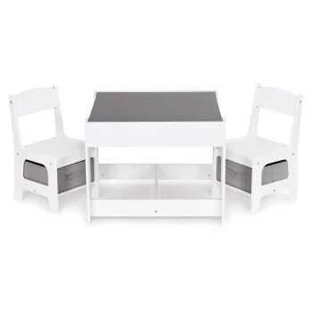 Детский деревянный стол и 2 стула ECOTOYS комплект мебели
