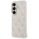 Чехол Guess 4G Embossed Ring MagSafe для Samsung Galaxy S26+, розовый
