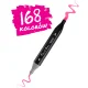 Двусторонние маркеры Nukido NK-914 с сумкой, 168 шт.