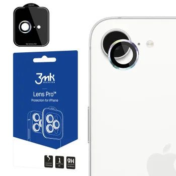 Защитное стекло на камеру 3mk Lens Protection Pro для iPhone 16e, разноцветное