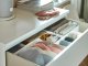 Tekstila organizators veļai un apģērbam 28x28x10 cm, balts