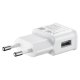 USB sienas lādētājs Samsung EP-TA200EWE 15W ar USB-C kabeli balts