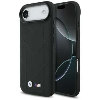 Чехол BMW для iPhone 17 Air M Quilted Logo MagSafe, черный