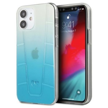 Mercedes iPhone 12 mini Case Transparent Line, Blue