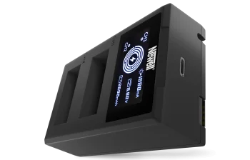 Newell FDL-USB-C divu kanālu lādētājs LP-E12 akumulatoriem