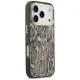 Guess Python Pattern MagSafe vāciņš iPhone 17 Pro, brūns