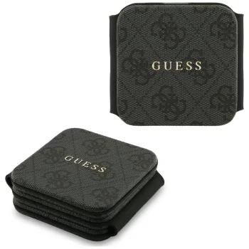 Беспроводное зарядное устройство Guess 4G 3-in-1 15W MagSafe черное
