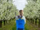 Akumulatora mugursomas spiediena dārza smidzinātājs ar teleskopisko lance, 16L, zils