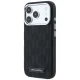 Чехол Karl Lagerfeld Grained Mono Resin Logo MagSafe для iPhone 17 / 18 Pro Max, черный
