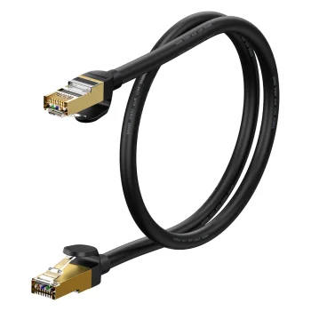 Baseus Speed Seven tīkla kabelis RJ45 10Gbps 0.5m melns (WKJS010001) | Network Cable Black