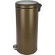Pedāļa miskaste Brabantia NewIcon 30 l, silta misiņa tonī
