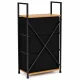 Skapītis ar 3 auduma atvilktnēm ModernHome, 59 x 24 x 81 cm