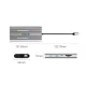 Orico XDR 12-in-1 USB-C dokstacija ar RGB, HDMI 4K, VGA, PD 100W, RJ45 un karšu lasītāju, sudraba