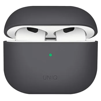 Apple Airpods 3 Gen. Uniq Etui Lino Case Cover, Grey