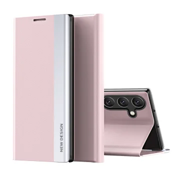 Чехол-книжка Hurtel Sleep Case Pro для Samsung Galaxy S25+, Розовый