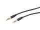 Аудиокабель Maclean MCTV-815 Jack 3.5 мм - Jack 3.5 мм, 1.5м, черный