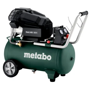 Virzuļa kompresors Metabo Basic 400-50 V, 2.3 kW, 50 l, 10 bar
