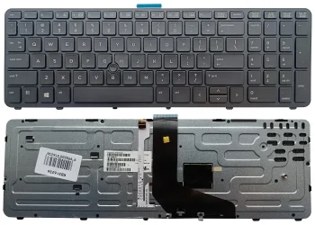 Клавиатура для HP ZBook 15 G1 G2, 17 G1 G2 с подсветкой и трекпоинтом, US,...