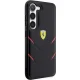 Ferrari Hot Stamp Lines vāciņš Samsung Galaxy S23 Melns