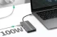 Адаптер Extra Digital USB-C 12-в-1 (2x HDMI, VGA, LAN, USB, SD, PD 100W), серый