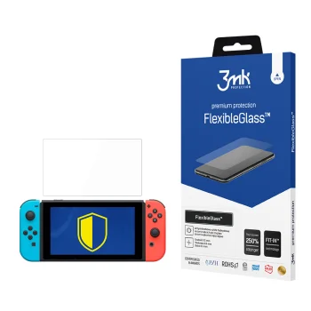 Nintendo Switch hibrīda aizsargstikls 3mk FlexibleGlass
