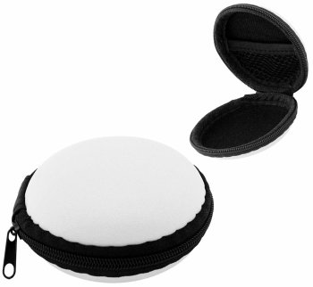 Hard Shell Headphone Case for Travel, white