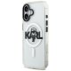 Karl Lagerfeld IML Karl Sketch Logo MagSafe Case for iPhone 17, Transparent