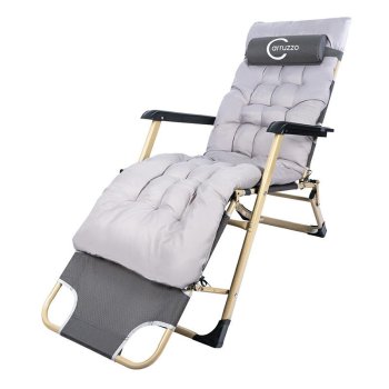 Zero Gravity Chair Carruzzo Outdoor Folding Lounge Recliner with Padded Cushion