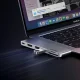 Ugreen CM380 USB-C centrmezgls MacBook Pro/Air, HDMI, SD/TF, Pelēks