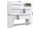 5-in-1 Wall-Mounted Foil and Paper Towel Dispenser, White