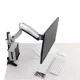 Maclean MC-720 Mini PC stiprinājums NUC / Mac mini, zem galda / VESA, 5kg, melns