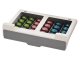 Hanging Nespresso Coffee Capsule Organizer, 30 Capsules, Pull-out, White/Grey