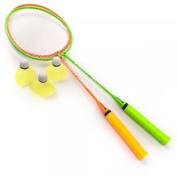 METEOR Portatīvs Badmintona Komplekts ar Uzglabāšanas Somu | Portable Badminton Set