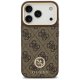 Guess MagSafe vāciņš iPhone 17 Pro ar 4G strasu logotipu, lielo siksnu un metāla pogām — brūns | Phone Case...