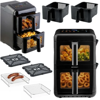 Karstā gaisa friteris ar diviem groziem 11.6 L Berdsen 3000W Bd-663