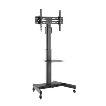 Мобильная стойка для ТВ и дисплеев 32"-65", черная