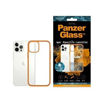 PanzerGlass iPhone 12 / 12 Pro Case ClearCase, Transparent Orange