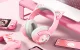 Onikuma B5 Wireless Gaming Headphones with RGB, Pink