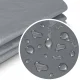 Plonos PL-501 aizsargtents 600 x 400 cm, 260 g/m2, sudraba/melns
