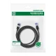 Ugreen NW153 Ethernet RJ45 Cat8 кабель с медным сердечником 1,5м - Черный
