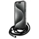 Karl Lagerfeld iPhone 16 Pro Max vāciņš IML Crossbody Monogram MagSafe, melns