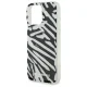 Apple iPhone 16 Pro Max 6.9\'\' Karl Lagerfeld IML Zebra Pattern & Cord Cover Case, Black